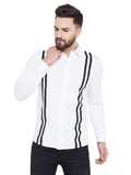 Gritstones Cotton Stripes Full Sleeves Mens Casual Shirt